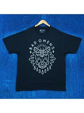 Bad Omens The Candy Skull Death Moth Metalcore Band Tee XL
